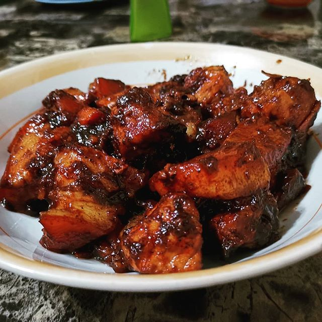 Sweet sticky pork