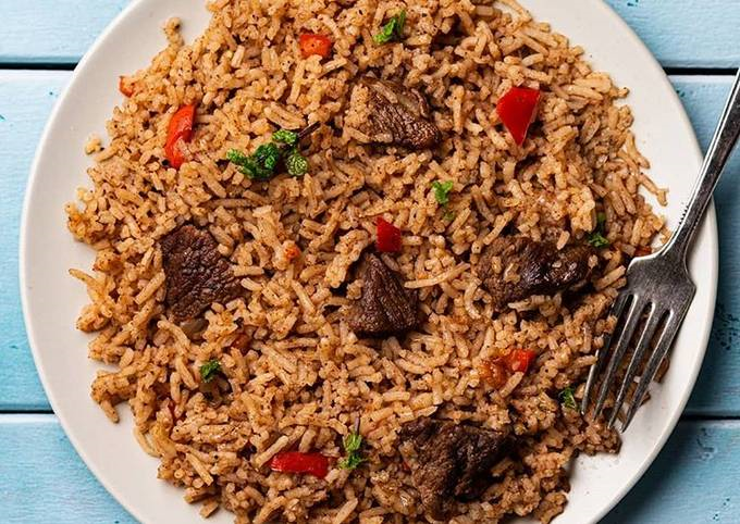 Pilau with Spiced Beef