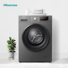 Hisense 8kg Front Loader Washing Machine WFQP8014EVMT - Steam Wash, Inverter Motor, Titanium Grey