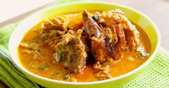 Smoked Fish in Groundnut Paste