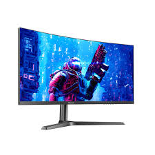 Hisense 34-Inch Curved WQHD Monitor with 144Hz Refresh Rate, HDMI, DisplayPort, and Ultra-Wide 21:9 Aspect Ratio - Black