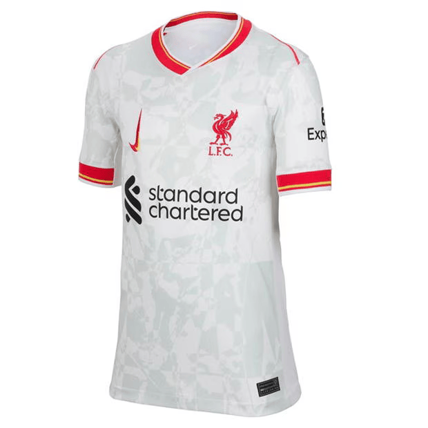 White Liverpool jersey