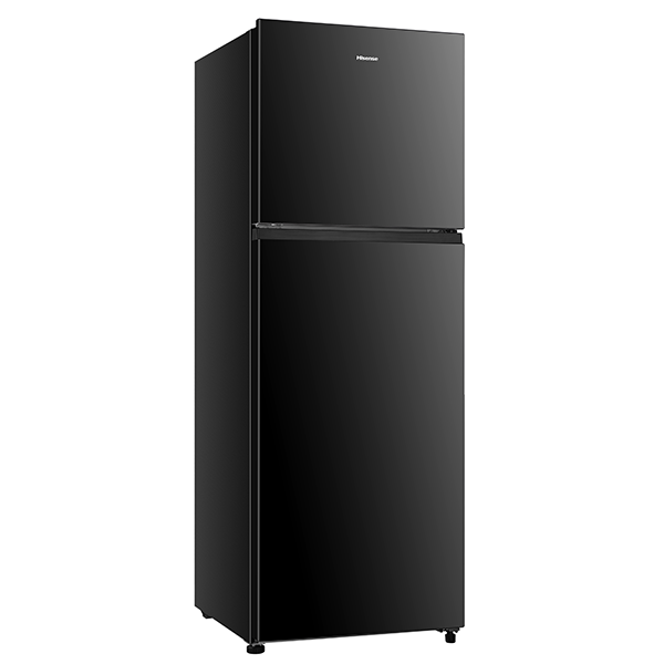 Hisense RT266 266L Double Door Frost-Free Refrigerator - Silver, Energy-Efficient Top Mount Fridge with LED Lighting