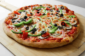 Vegetable pizza large