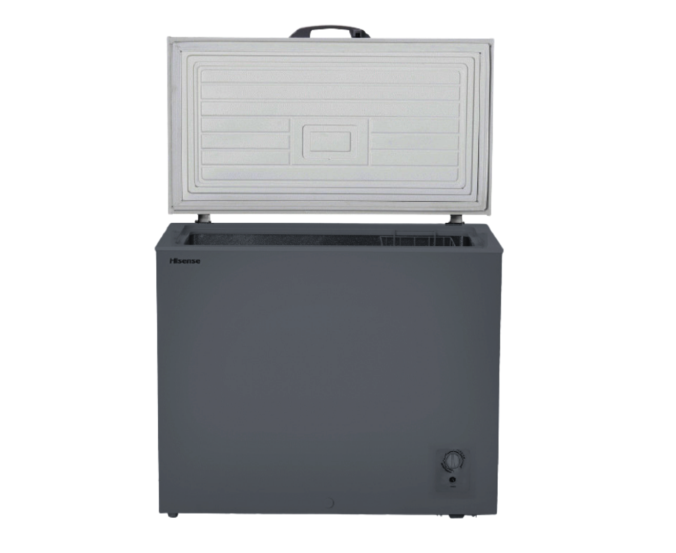 Hisense FC260SH 198L Chest Freezer - Silver, Energy-Efficient Deep Freezer with Fast Freeze and Fridge Guard
