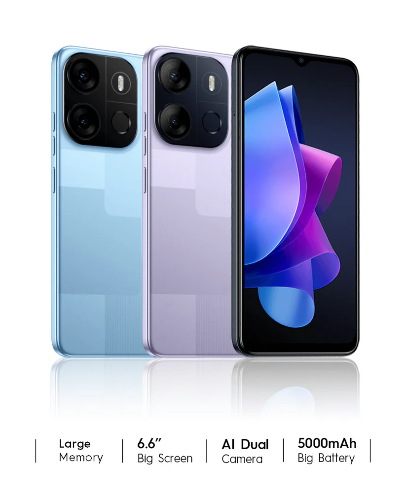 TECNO BG6 SPARK GO 2024 3 GB  64 GB 13MP + 0.08MP | 8MP Front Camera; 5000 mAh Battery