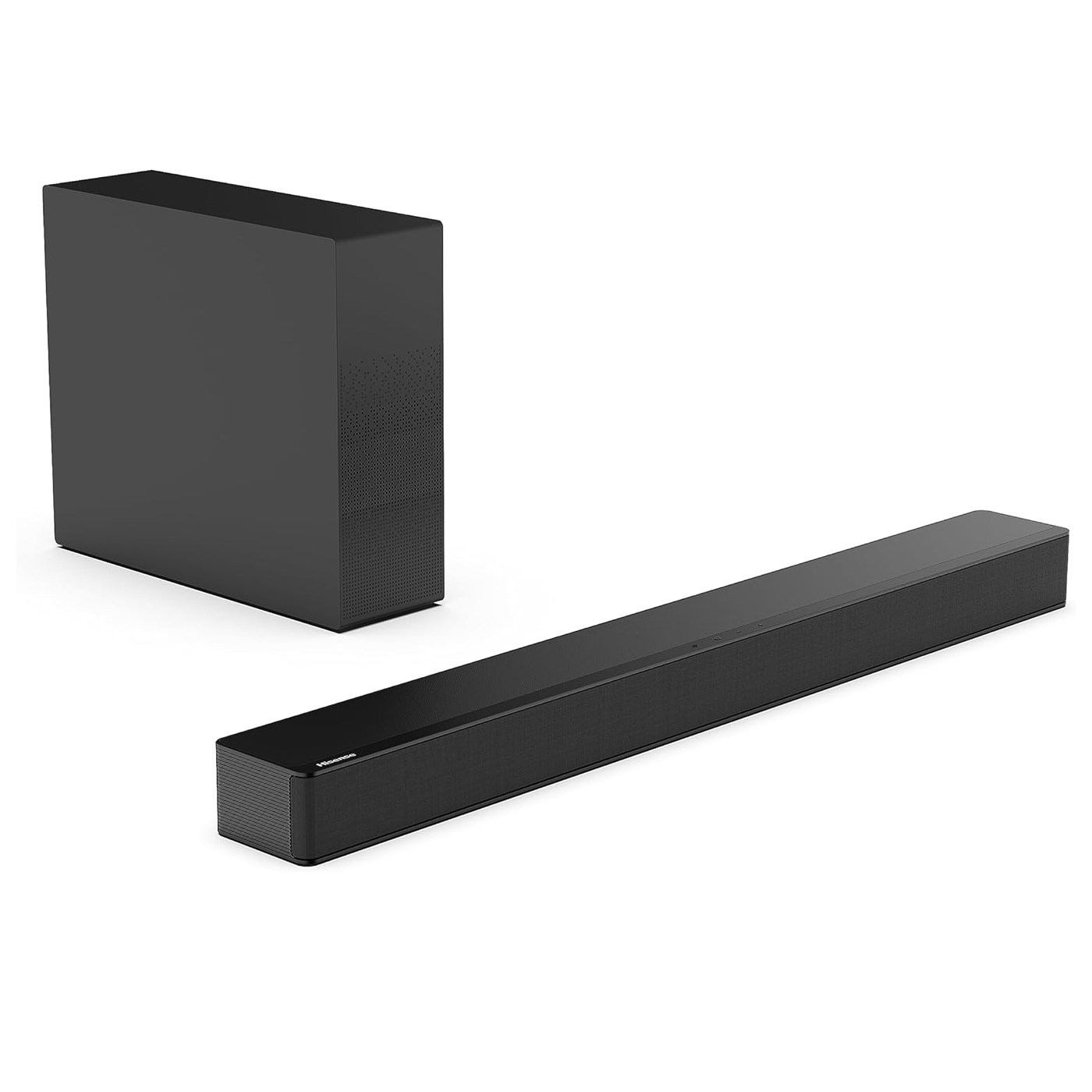 Hisense HS2100 2.1 Channel 240W Soundbar with Wireless Subwoofer, Bluetooth 5.3, HDMI ARC, and 6 EQ Modes - Black