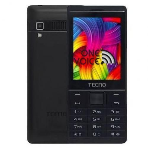 Tecno T528 Phone Dual SIM Wireless FM Bluetooth VGA Camera 2.4'' Display - Black