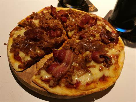 Pork pizza