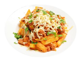 Upgraded Fries – Loaded Beef Bolognese & Mozzarella