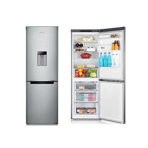 Hisense RD27 222L Double Door Refrigerator with Water Dispenser - Silver, Energy-Efficient Fridge