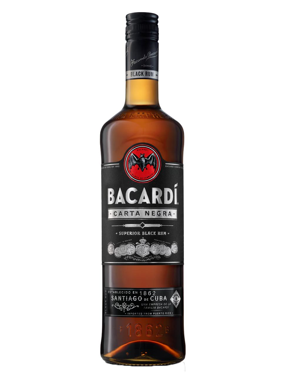 BACARDI CARTA NEGRA (DARK) 1 LITRE