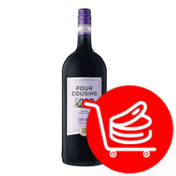 FOUR COUSINS DRY RED 3000 MLS