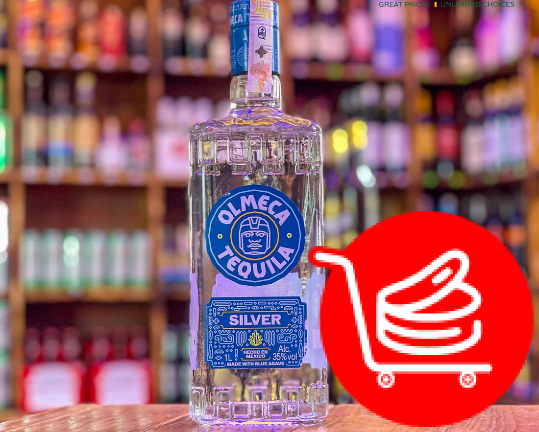 OLMECA TEQUILA BLANCO 1 LITRE